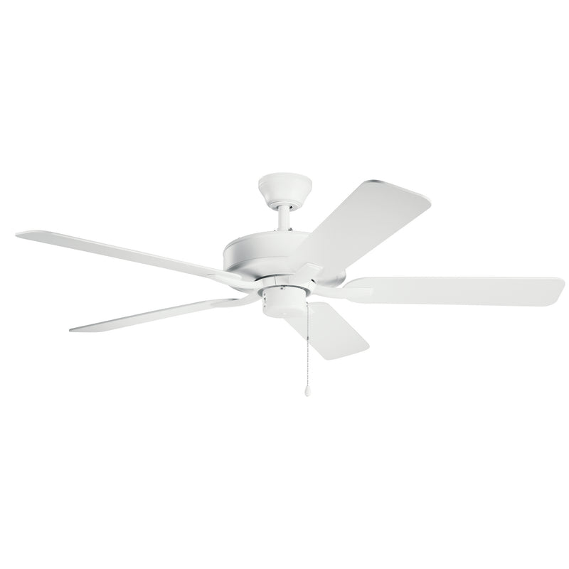Kichler 330018MWH 52" Ceiling Fan, Matte White