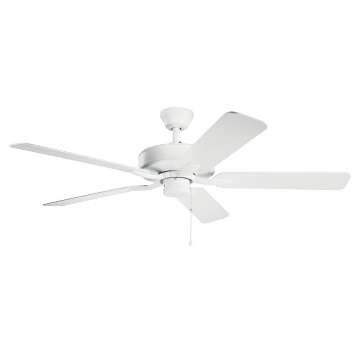 Kichler 330018MWH 52" Ceiling Fan, Matte White