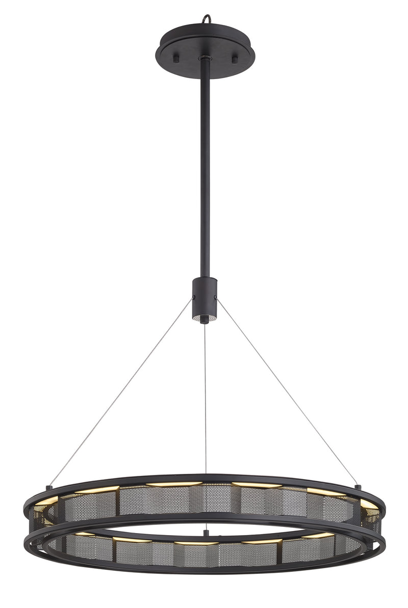 Troy Lighting F6863-SFB LED Pendant, Soft Off Black