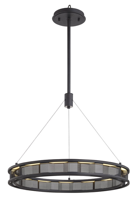 Troy Lighting F6863-SFB LED Pendant, Soft Off Black