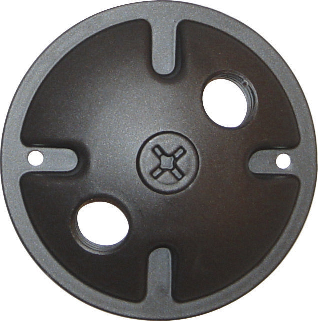 Nuvo Lighting 60-676 Die Cast Mounting Plate, Dark Gray