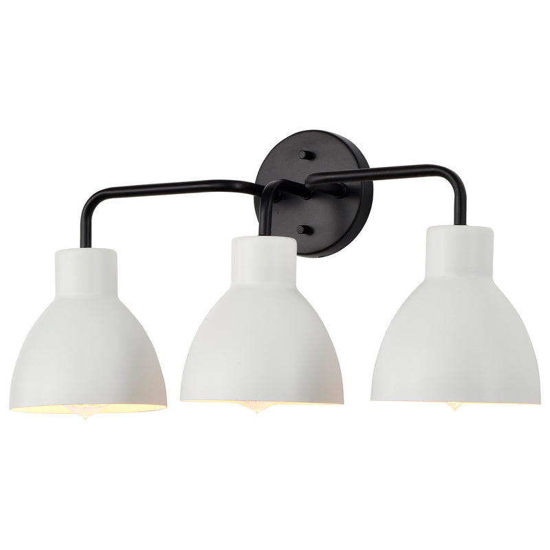 Nuvo Lighting 60-6786 Three Light Vanity, Matte Black