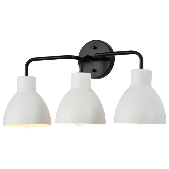Nuvo Lighting 60-6786 Three Light Vanity, Matte Black