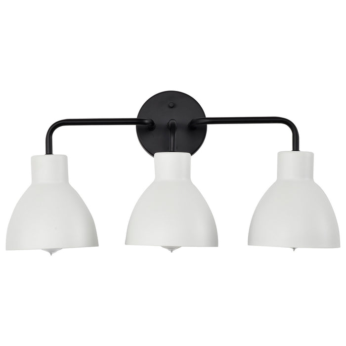 Nuvo Lighting 60-6786 Three Light Vanity, Matte Black