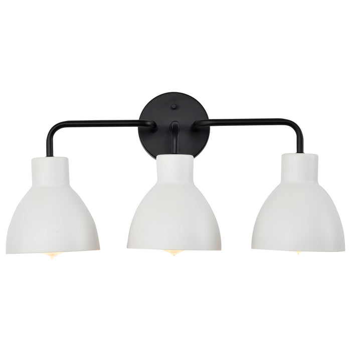 Nuvo Lighting 60-6786 Three Light Vanity, Matte Black