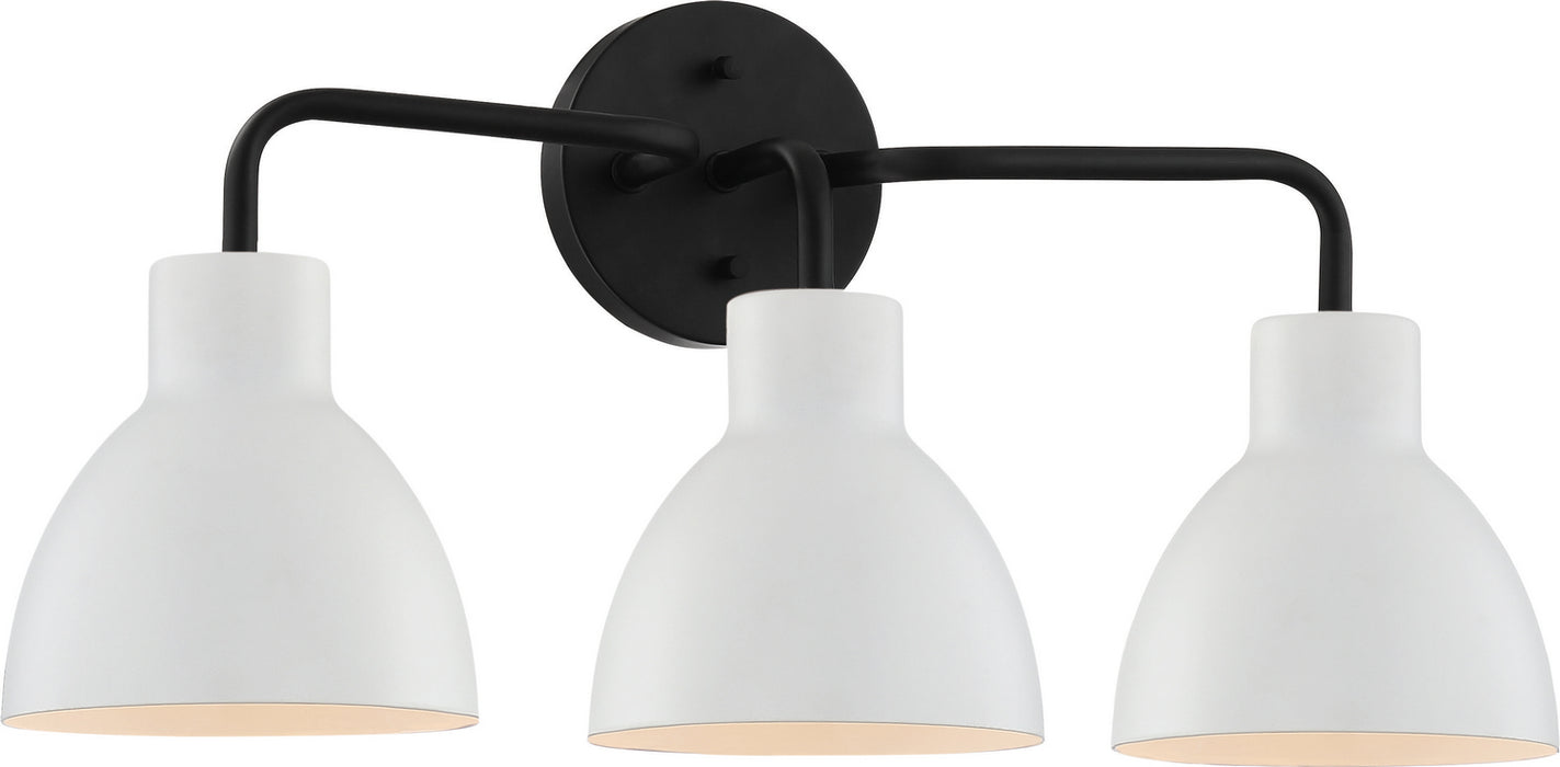 Nuvo Lighting 60-6786 Three Light Vanity, Matte Black