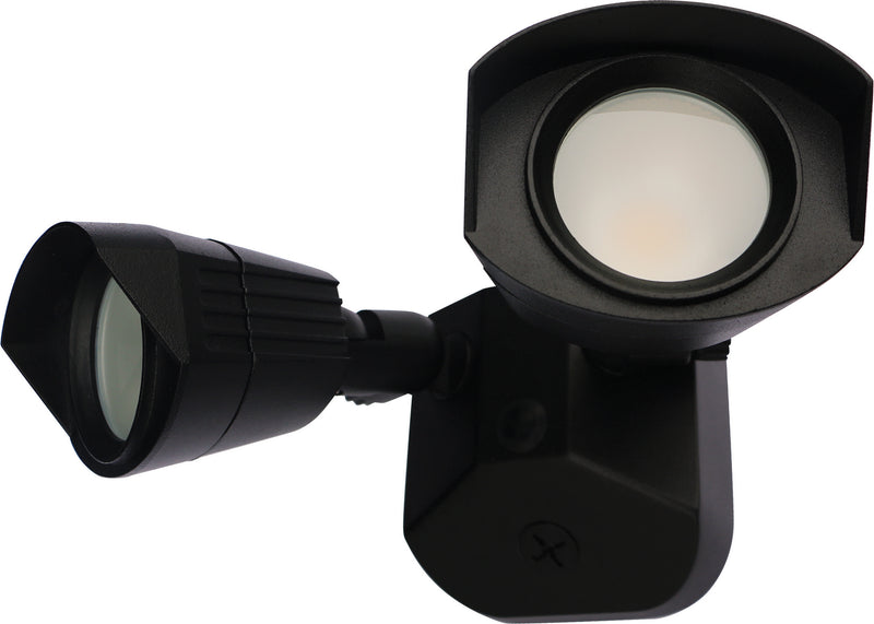 Nuvo Lighting 65-220 LED Dual Head Security Light, Black