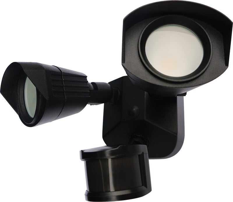 Nuvo Lighting 65-221 LED Dual Head Security Light, Black