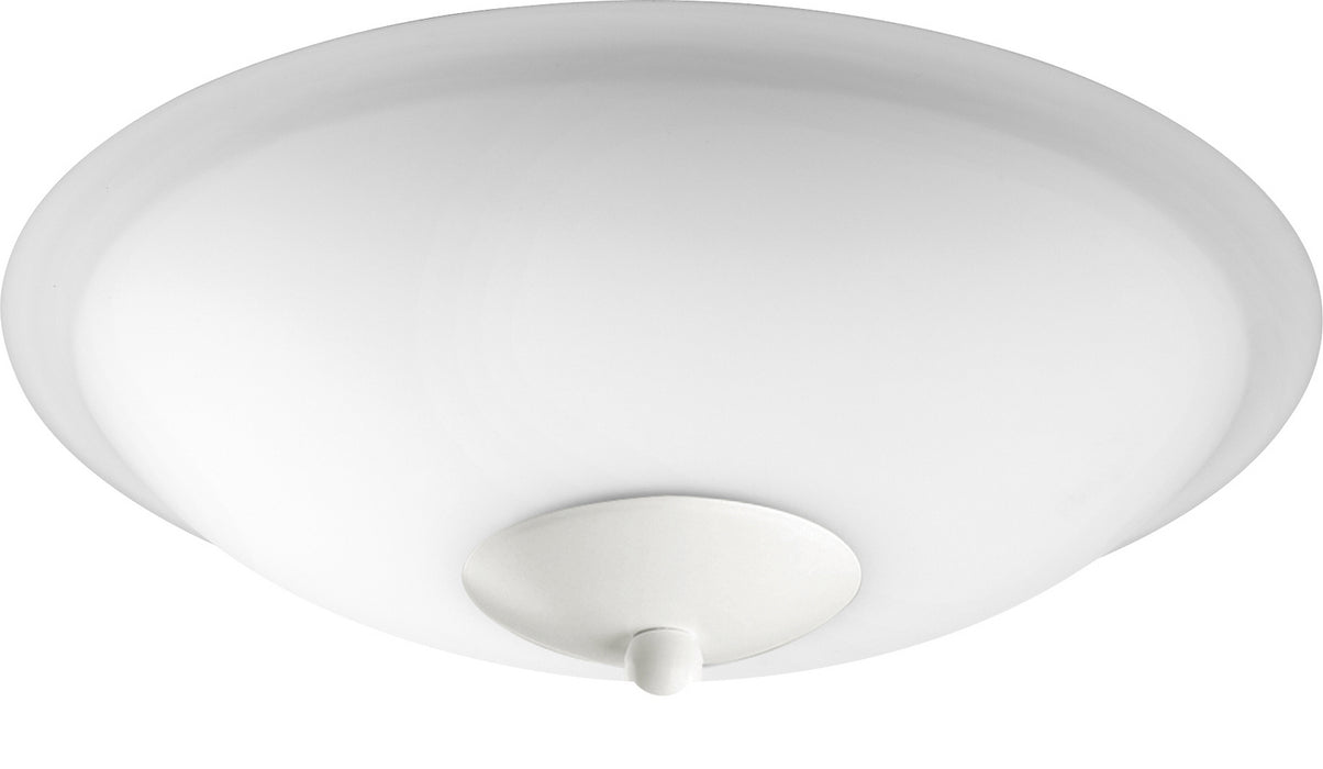 Quorum 1180-808 LED Fan Light Kit, Studio White w/ Satin Opal