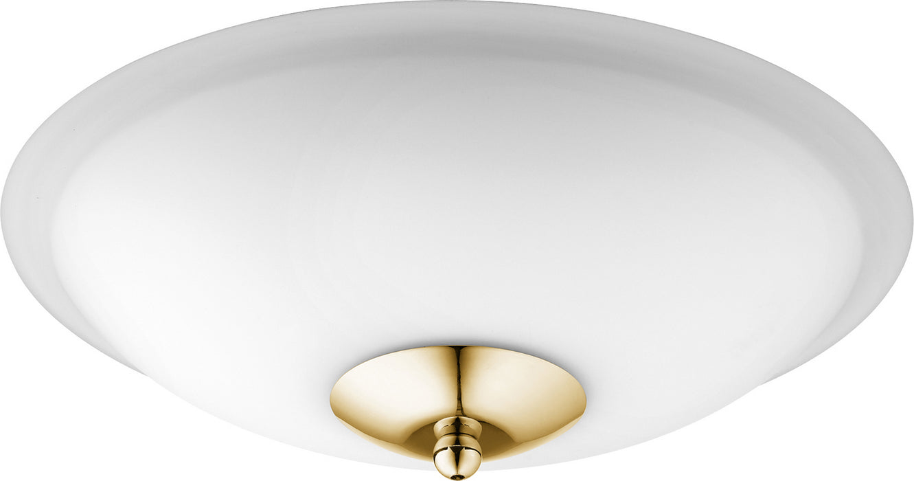 Quorum 1180-880 LED Fan Light Kit, Aged Brass w/ Satin Opal