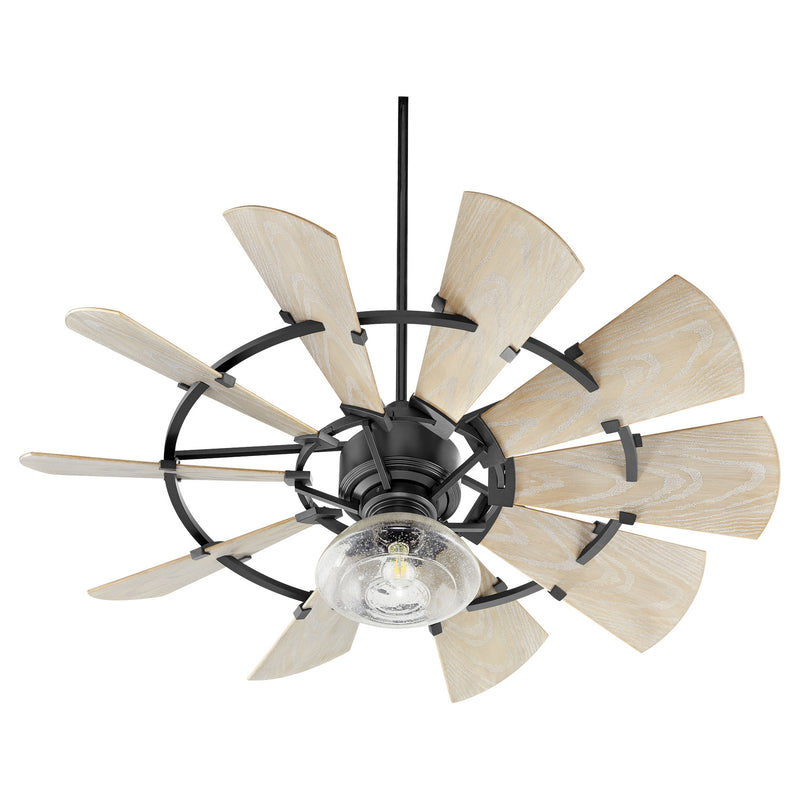 Quorum 195210-69 52"Patio Fan, Textured Black