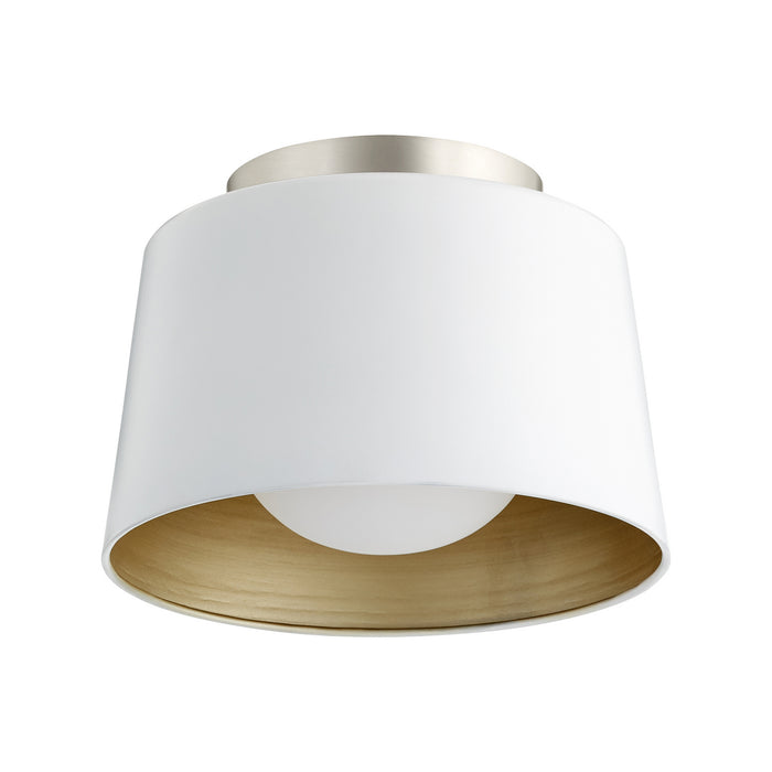 Quorum 3003-11-8 One Light Ceiling Mount, Studio White