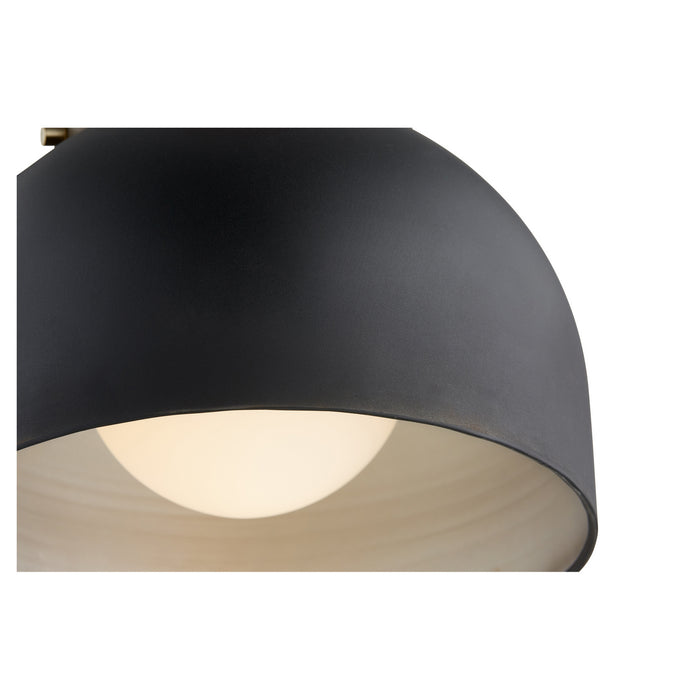 Quorum 3004-11-69 One Light Ceiling Mount, Textured Black