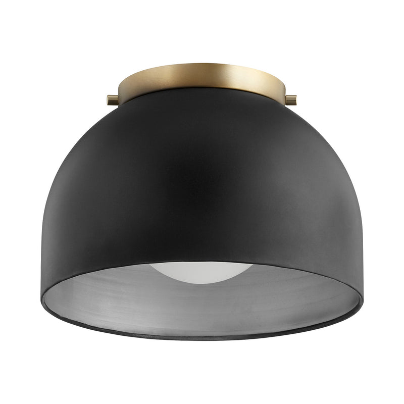 Quorum 3004-11-69 One Light Ceiling Mount, Textured Black