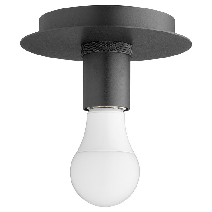 Quorum 322-69 One Light Ceiling Mount, Textured Black