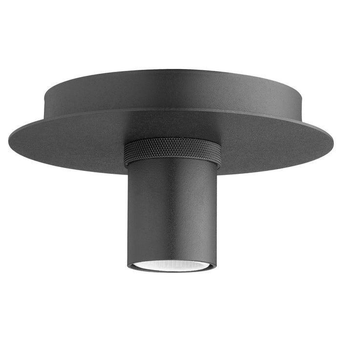 Quorum 322-69 One Light Ceiling Mount, Textured Black