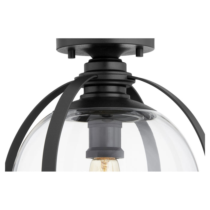 Quorum 38-13-69 One Light Ceiling Mount, Textured Black