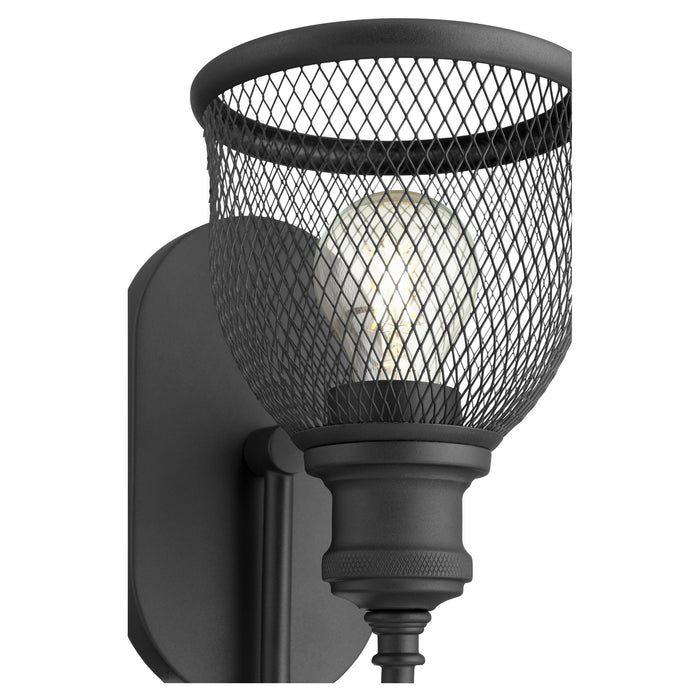 Quorum 5212-1-69 One Light Wall Mount, Textured Black