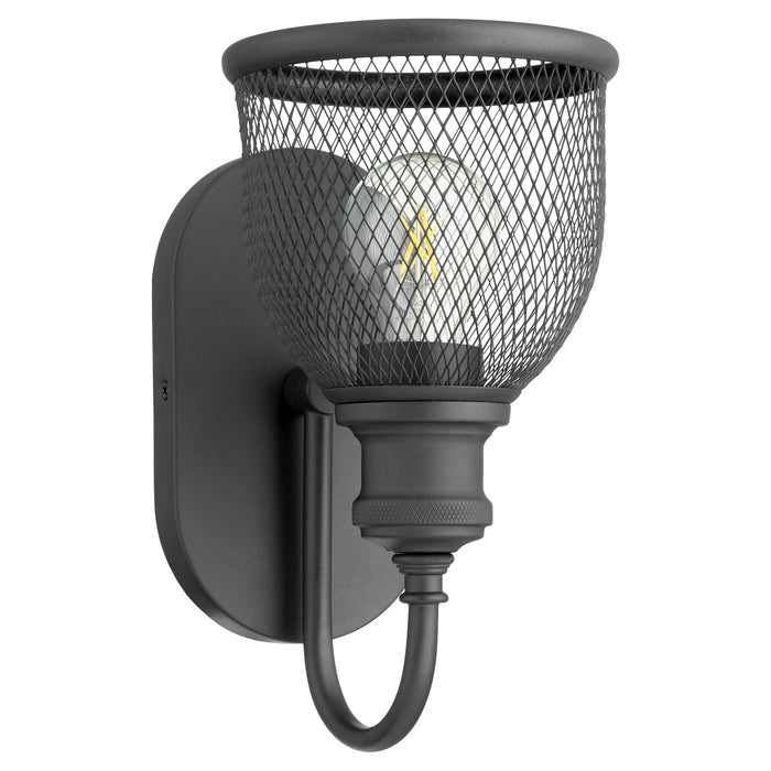 Quorum 5212-1-69 One Light Wall Mount, Textured Black