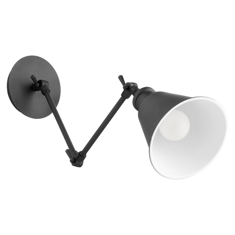 Quorum 5391-69 One Light Wall Mount, Textured Black