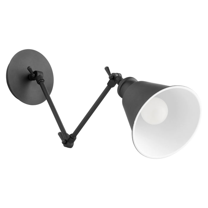 Quorum 5391-69 One Light Wall Mount, Textured Black