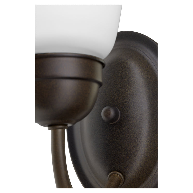 Quorum 5404-1-86 One Light Wall Mount, Oiled Bronze