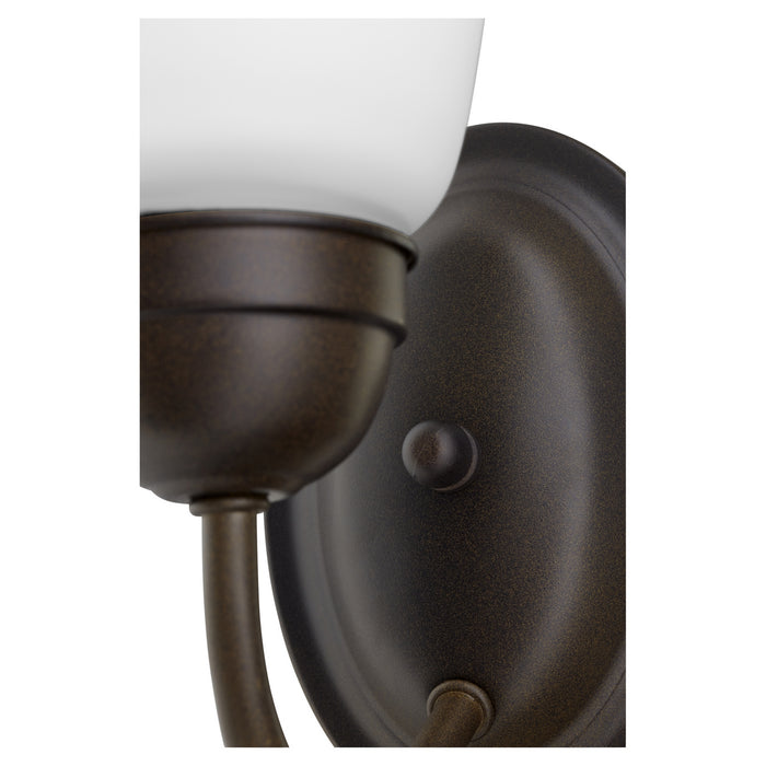 Quorum 5404-1-86 One Light Wall Mount, Oiled Bronze