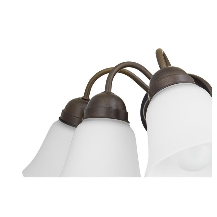 Quorum 5404-3-86 Three Light Wall Mount, Oiled Bronze