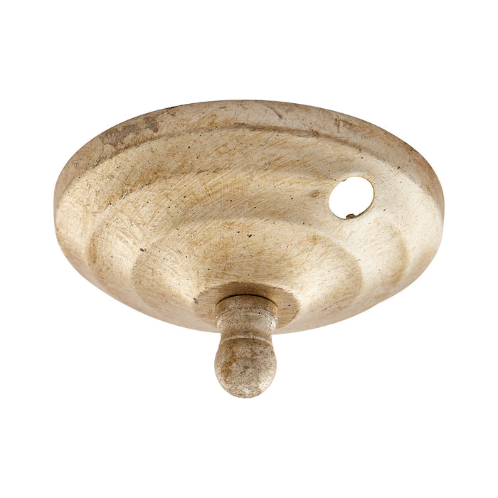Quorum 7-1100-060 Bowl Kit Cap, Aged Silver Leaf