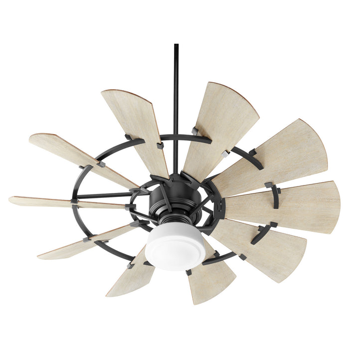 Quorum 95210-69 52" Ceiling Fan, Textured Black