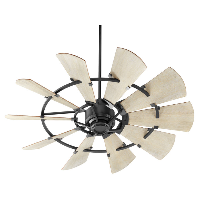 Quorum 95210-69 52" Ceiling Fan, Textured Black