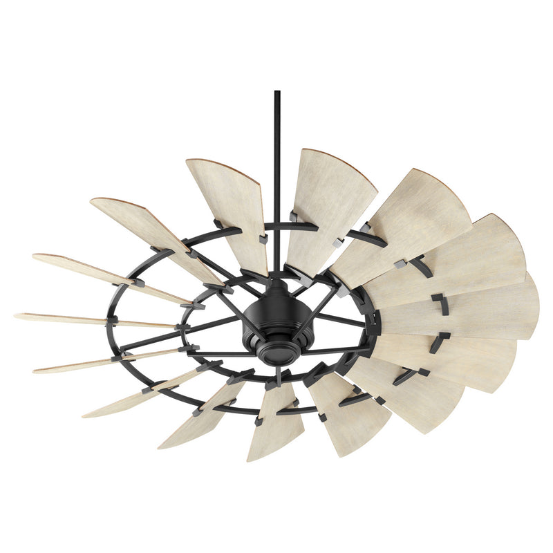 Quorum 96015-69 60" Ceiling Fan, Textured Black