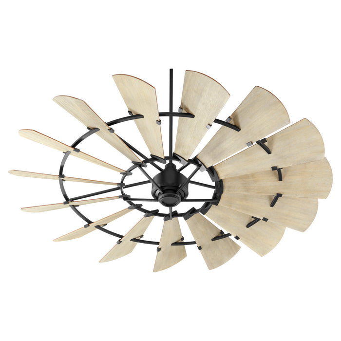 Quorum 97215-69 72" Ceiling Fan, Textured Black