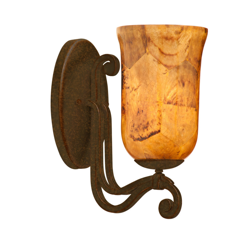 Kalco 4961TO/PENSH One Light Wall Bracket, Tortoise Shell