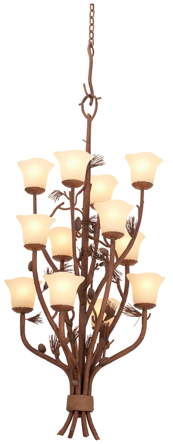 Kalco 5043PD/1255 12 Light Foyer Pendant, Ponderosa
