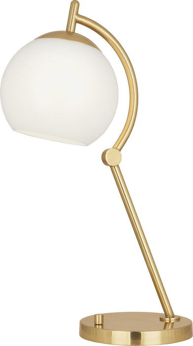 Robert Abbey 232 One Light Table Lamp, Modern Brass