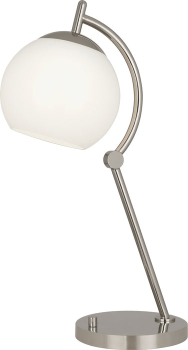 Robert Abbey S232 One Light Table Lamp, Polished Nickel