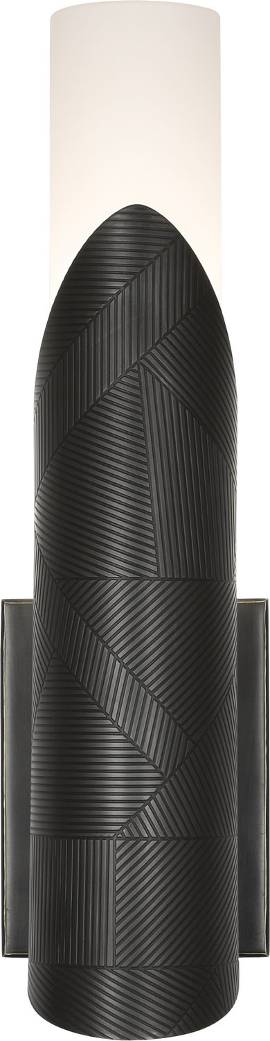 Robert Abbey Z620 One Light Wall Sconce, Deep Patina Bronze