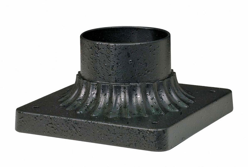 Nuvo Lighting 25-1200 Post Base, Textured Black
