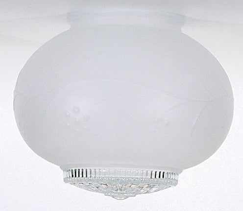 Nuvo Lighting 50-108 Glass, Etched Hall / Clear Bottom
