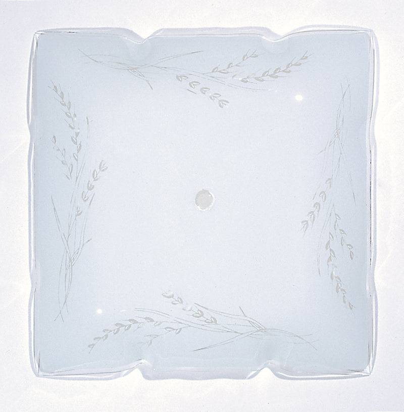 Nuvo Lighting 50-503 Glass, Ruffled Edge White