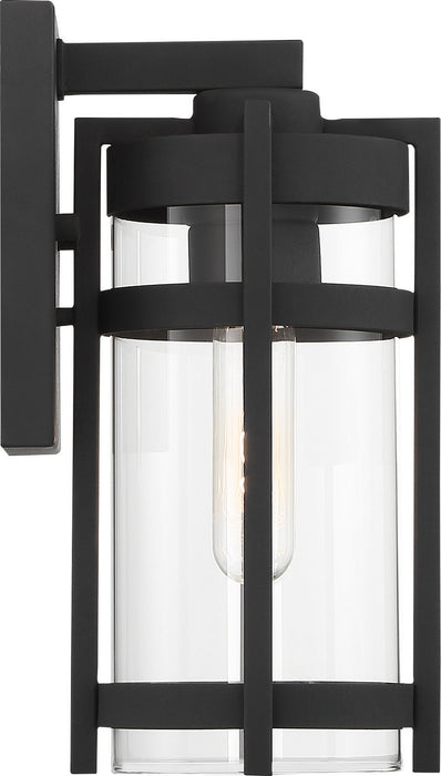 Nuvo Lighting 60-6571 One Light Outdoor Wall Lantern, Textured Black
