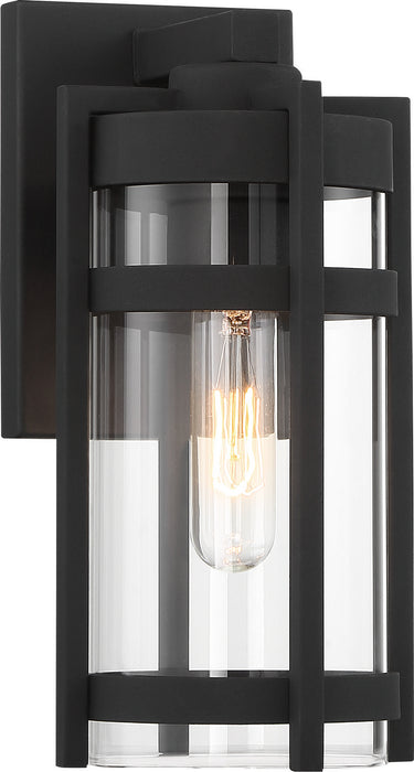 Nuvo Lighting 60-6571 One Light Outdoor Wall Lantern, Textured Black