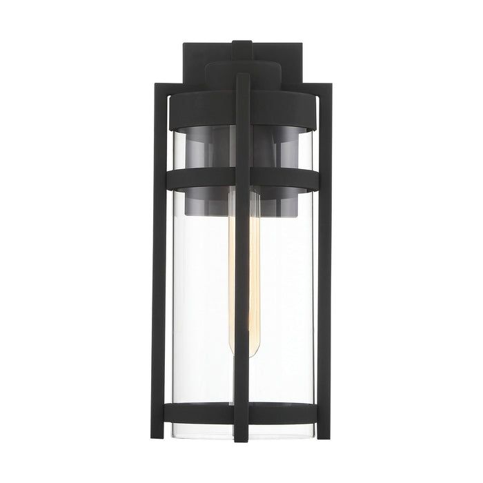 Nuvo Lighting 60-6572 One Light Outdoor Wall Lantern, Textured Black