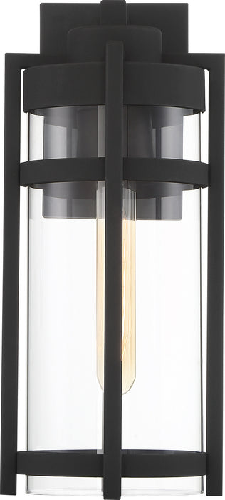 Nuvo Lighting 60-6572 One Light Outdoor Wall Lantern, Textured Black