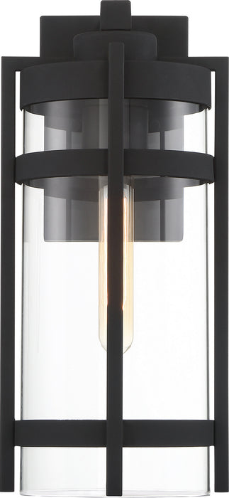 Nuvo Lighting 60-6573 One Light Outdoor Wall Lantern, Textured Black