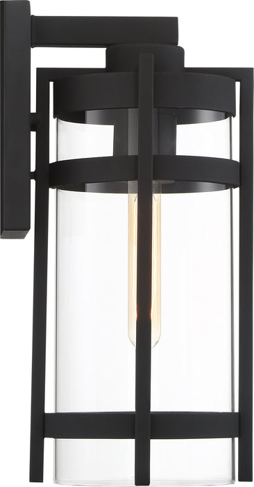 Nuvo Lighting 60-6573 One Light Outdoor Wall Lantern, Textured Black