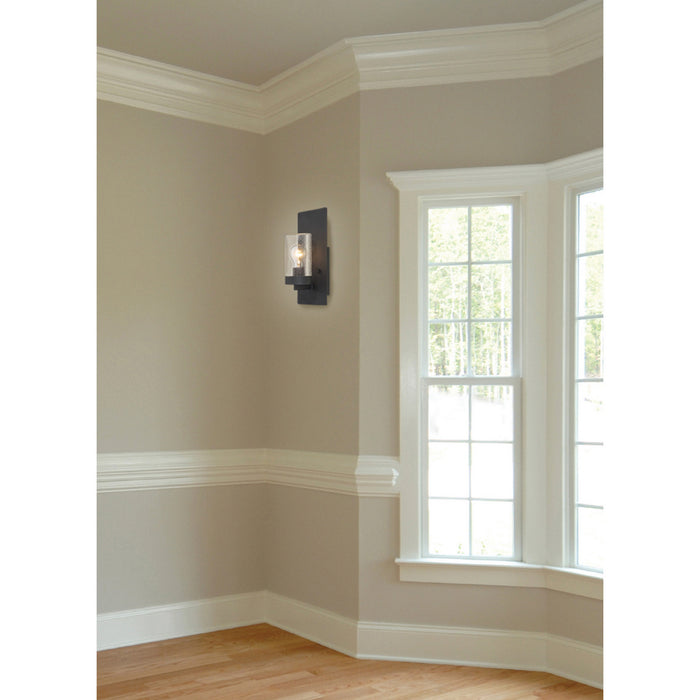Nuvo Lighting 60-6579 One Light Wall Sconce, Textured Black