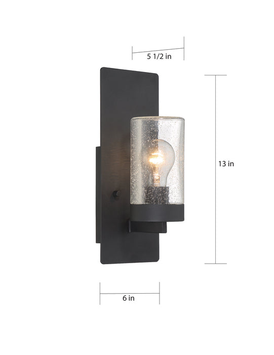 Nuvo Lighting 60-6579 One Light Wall Sconce, Textured Black