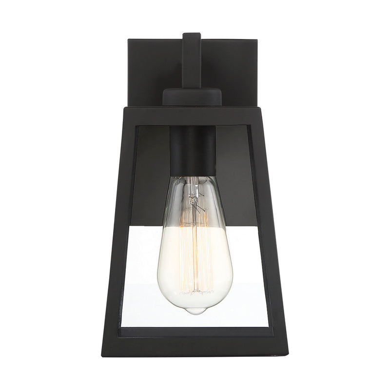 Nuvo Lighting 60-6581 One Light Outdoor Wall Lantern, Matte Black